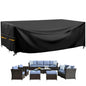 GARPROVM Abdeckplane für Gartenmöbel 242x182x100cm, wasserdicht