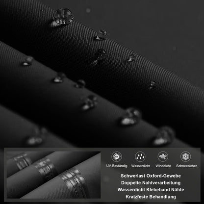 Dokon Schutzhülle für Gartentisch & Loungemöbel, 140x80x74 cm, Schwarz