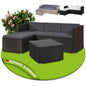 Juskys Polyrattan Lounge Punta Cana M, 3-4 Personen, Garten- & Terrassen-Set