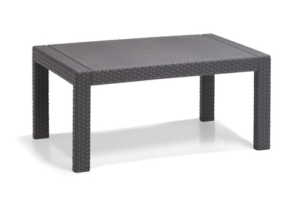 Keter Merano 4-tlg. Gartenmöbel-Set, Kunststoff, Flachrattan, inkl. Kissen